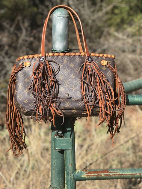 repurposed louis vuitton bags with fringe|louis vuitton repurposed bags.